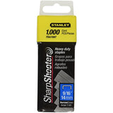 Stanley Tra709T 9/16 Inch Heavy Duty Narrow Crown Staples, Pack of 1000(Pack of 1000)