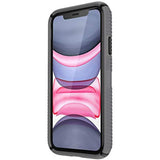 Speck Products Presidio2 Grip Case, Compatible with iPhone 11, Graphite Grey/Cathedral Grey/Black/Blood Red