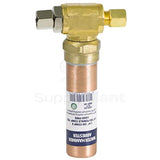 SUPPLY GIANT IS-BB-36DPNQ Compression Tee Hammer Arrestor, AA 1/4 in. OD COMP x 1/4 in. OD Femail, Copper