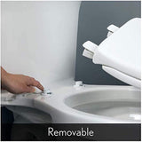Bemis Mayfair 147slow-000 Slow Close Elongated Toilet Seat, Molded Wood, White