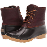 Sperry Womens Saltwater Boots, Tan/Dark Brown, 9.5