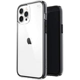 Speck Products Presidio Perfect-Clear Impact Geo iPhone 12 Pro Max Case, Clear/Black (138504-5905)