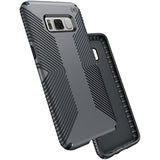 Speck Products Presidio Grip Cell Phone Case for Samsung Galaxy S8 Plus - Graphite Grey/Charcoal Grey