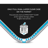 Speck Products iPhone SE (2022)| iPhone SE (2020)| iPhone 8| iPhone 7 Presidio Show Case, Show Off Your Phone and Stay Protected with IMPACTIUM 10-Feet Drop Protection, Clear/Black