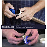 Supply Giant I32 PTFE Thread Seal Tape for Plumbers, White 1/2 Inch x 260 Inch