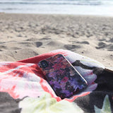 Speck Products Presidio Inked iPhone Xs Max Case, GalaxyFloral/Cala Purple