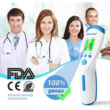 Berrcom Thermometer for Fever Digital Thermometer Non Contact Medical Infrared Forehead Thermometer Body Surface Room Baby Thermometer LCD Display Infrared Thermometer