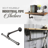 Supply Giant OQHM1500-10 Pre Cut Industrial Closed Steel Nipple, Connectors, Used To Build Vintage Furniture, Threaded Pipes and Fittings, 1-1/2'' x 1", Galvanized (Pack of 10), 1-1/2" x 1"