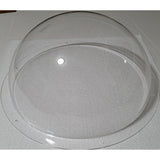 SUPREMETECH Acrylic Dome/Plastic Hemisphere - Clear - 12" Diameter, 3/4" Flange with Pre-Drilled Holes