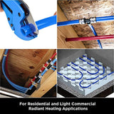 Supply Giant QGX-C1300 PEX Tubing for Potable Water, Non-Barrier Pipe 1 in. X 300 Feet, Blue, 300'