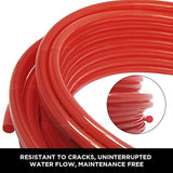 Supply Giant QGS-S121000 PEX Tubing, Oxygen Barrier for Hydronic Radiant Floor Heating Systems 1/2 in. x 1000 Feet, RED, 1/2 Inch