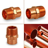 Supply Giant DDNA0125 Male Adapter Fitting with C X M Connections, 1-1/4, Copper