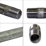 Supply Giant OQHM2025-10 Steel Nipple Pipe, 2" x 2-1/2'', Galvanized, 2-1/2"