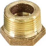 Supply Giant CSCV0340 3/4'' Male x 1/8'' Inch Female NPT Lead Free Bushing, Fitting with Hexagonal Head, Brass Construction, Higher Corrosion Resistance Economical & Easy to Install, 19 (Twо Pаck)
