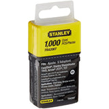 Stanley Tra206T 3/8 Inch Light Duty Staples, Pack of 1000(Pack of 1000)