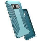 Speck Products Presidio Grip Cell Phone Case for Samsung Galaxy S8 Plus - Robin Egg Blue/Tide Blue