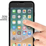 BodyGuardz - Pure 2 Glass Screen Protector, Ultra-Thin Tempered Glass Screen Protection for Apple iPhone 6 Plus/6s Plus/7 Plus/8 Plus - CASE Friendly