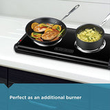 BLACK+DECKER Double Burner Portable Buffet Range, Black, DB1002B