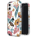 Speck Products Presidio Edition iPhone 12, iPhone 12 Pro Case, Clear/Clear/Tropical Floral