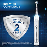 Oral-B Pro 5000 Smartseries Power Rechargeable Electric Toothbrush with Bluetooth Connectivity, White Edition