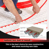 Supply Giant QGS-S121000 PEX Tubing, Oxygen Barrier for Hydronic Radiant Floor Heating Systems 1/2 in. x 1000 Feet, RED, 1/2 Inch