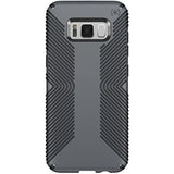 Speck Products Presidio Grip Cell Phone Case for Samsung Galaxy S8 Plus - Graphite Grey/Charcoal Grey