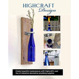 HIGHCRAFT HINGB-04-5 Industrial Decor Hinged Split Ring Pipe Hanger 4 in. Malleable Iron, with 7/8 in. Threaded Rod Fitting, Vintage Mounting Bracket for Tubing, Shower Curtain, Tiki Torch (5 Pack)