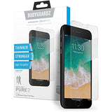 BodyGuardz - Pure 2 Glass Screen Protector, Ultra-Thin Tempered Glass Screen Protection for Apple iPhone 6 Plus/6s Plus/7 Plus/8 Plus - CASE Friendly