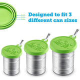 Boshel Cat Food Lid – 2 Pack - Silicone Dog Food Can Lids - Dog Food Cover and Cat Food Cover - Dog Food Lid Fits 3 Pet Food Can Sizes – Pet Food Can Covers, Use for Dog Food Top and Cat Food Lids