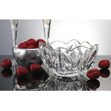 Square Crystal Bowl, Decorative 6 Inch Elegant Dish Great For Serving Dessert, Salad, Snack, And Fruit Ideal For Home, Office, Party, Wedding D�cor, Small Candy Dish.