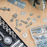 Bolts, Nuts, and Washer Assortment Kit, 108 Pieces