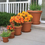 Bloem 50008C Fiskars TerraPot Planter, 8", Terracotta