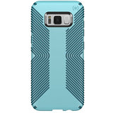 Speck Products Presidio Grip Cell Phone Case for Samsung Galaxy S8 Plus - Robin Egg Blue/Tide Blue