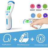Berrcom Thermometer for Fever Digital Thermometer Non Contact Medical Infrared Forehead Thermometer Body Surface Room Baby Thermometer LCD Display Infrared Thermometer
