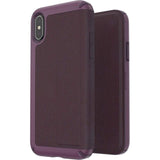 Speck Products Presidio Folio iPhone Xs/iPhone X Case, Heathered Veronica Purple/Veronica Purple/Vintage Purple