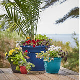 Bloem AP1626 Ariana Self Watering Planter 16", Bermuda Teal Green