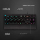 Logitech G213 Gaming Keyboard with Dedicated Media Controls, 16.8 Million