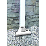 Frost King DE46WH Automatic Plastic Drain Away Downspout Extender, Extends 4-Feet, White