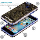 Speck Products CandyShell Inked Jonathan Adler Cell Phone Case for iPhone 6/6S - Retail Packaging - Sunrise/Lipstick Glossy