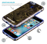 Speck Products CandyShell Inked Jonathan Adler Cell Phone Case for iPhone 6/6S - Retail Packaging - Sunrise/Lipstick Glossy