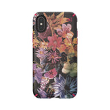Speck Products Presidio Inked iPhone Xs/iPhone X Case, DigitalFloral/Cerise Red