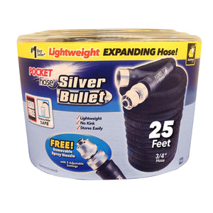 Silver Bullet 25ft Pocket Hose - As Seen on TV