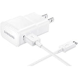 SAMSUNG SAMEP-TA20JWEUSTA OEM Adaptive Fast Charging Wall Charger for SAMSUNG Galaxy S6/Edge-6 - White - Retail Packaging