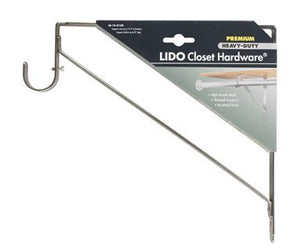 Lido 10-1/2 in. H x 1 in. W x 11 in. L Nickel Shelf Divider 1 pk