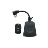 Bright Way Dual Outlet Receiver - Includes Remote Control with 80 Ft Range - For Indoor and Outdoor Use - 125V