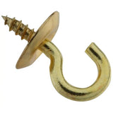 Cup Hook Sol Brass 1/2