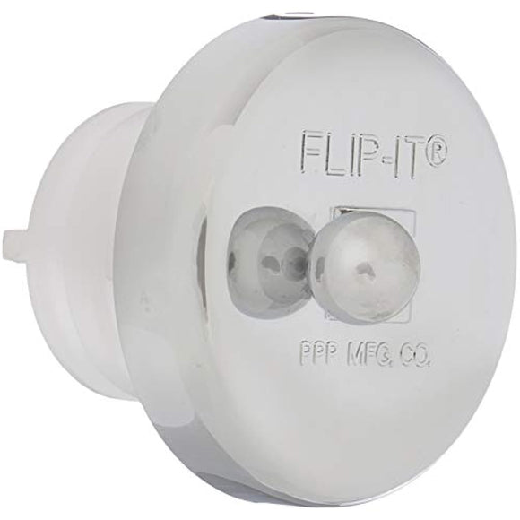 P P P Mfg DF10-100 Flip It Universal Tub Stopper Chrome Lated