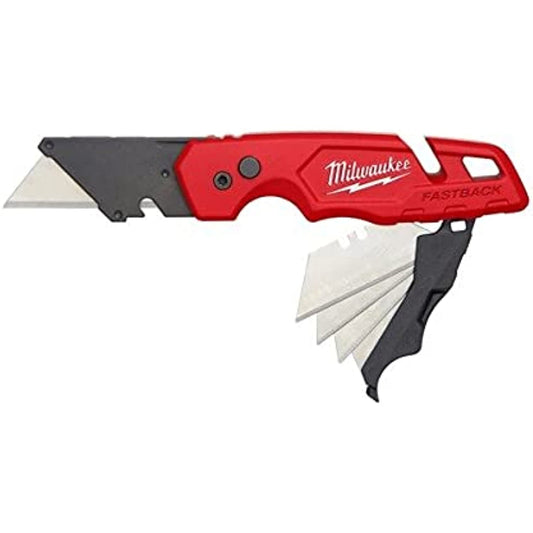 MILWAUKEE'S Folding Utility Knife,6-7/8" L (48221502)
