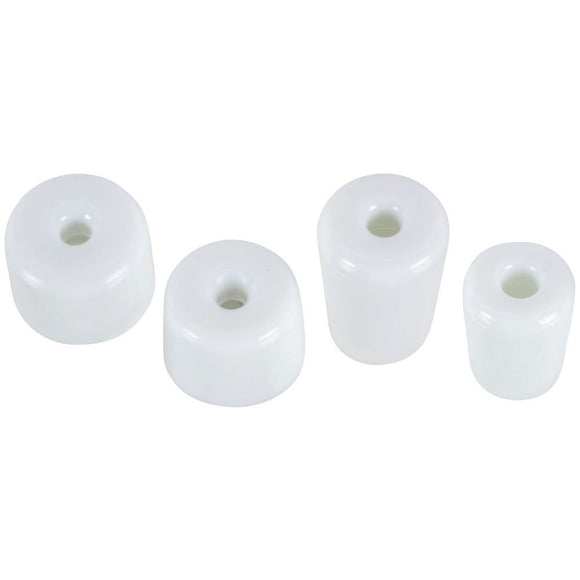 National Hardware N344-960 V236TR Door Stop Tip Kit in White, 8 pack