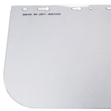 Sellstrom Face Shield Replacement Window for 390 Series Safety Face Shields, Uncoated Acetate, Clear Tint, 8" x 12" x 0.040, S35000